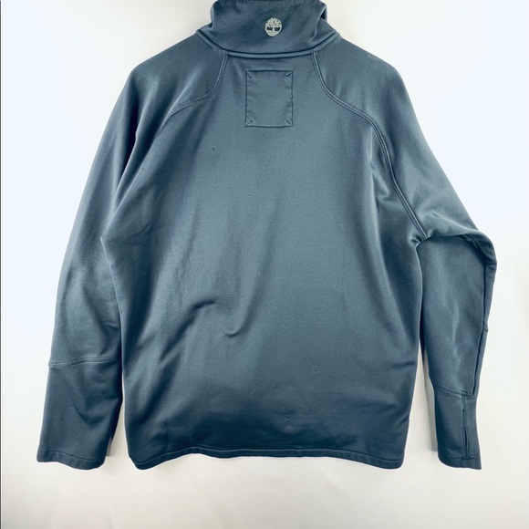 TIMBERLAND MENS SZ XL NAVY QUARTER ZIP PULLOVER SWEATSHIRT - Picture 3 of 11